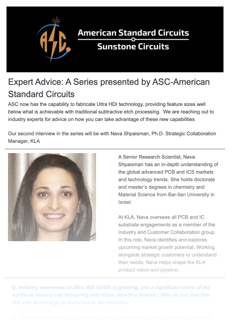 Ultra HDI Ask The Experts Series:  Featuring Nava Shpaisman