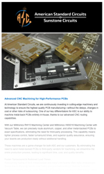 April 2025: ASC’s Investment In Equipment Sets The Standard