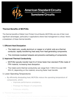 January 2025: Thermal Benefits of MCPCBs