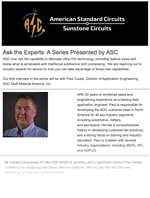  Ultra HDI Ask the Experts Series: with Paul Cooke